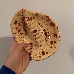 vintage 80s Art Deco ash tray